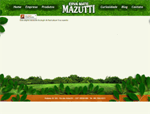 Tablet Screenshot of ervamatemazutti.com.br
